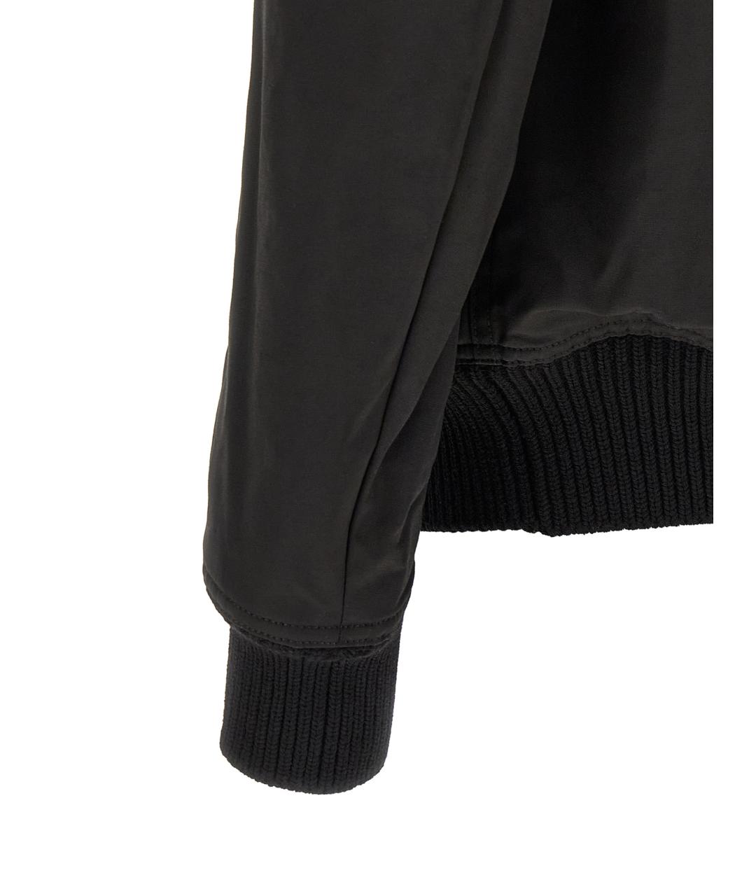 RICK OWENS Черная полиамидовая куртка, фото 4