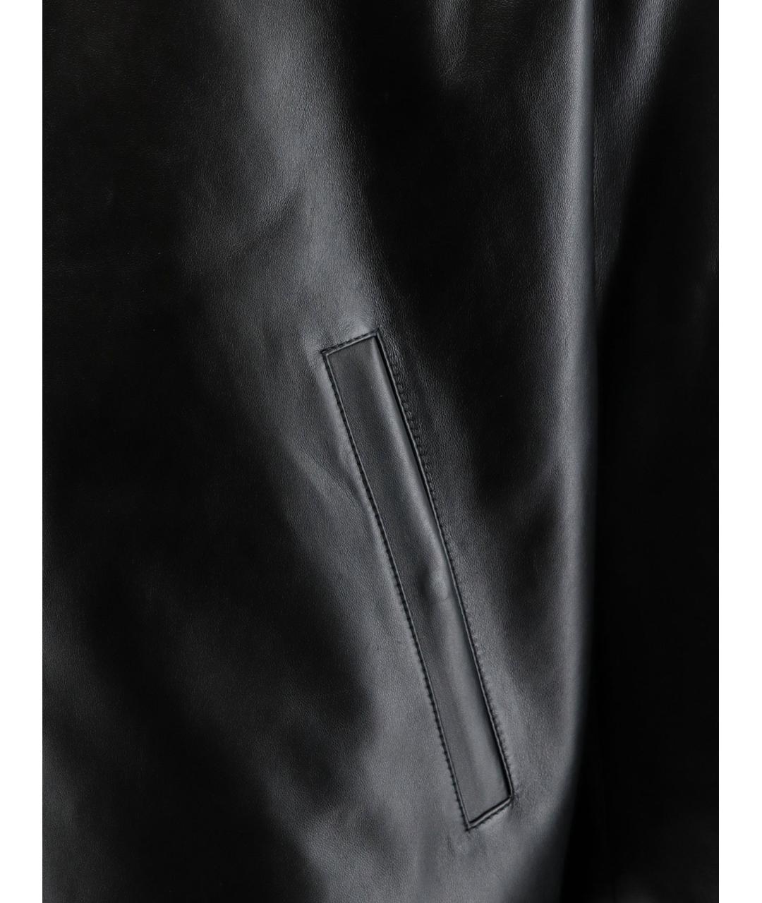 LOEWE Черная кожаная куртка, фото 3