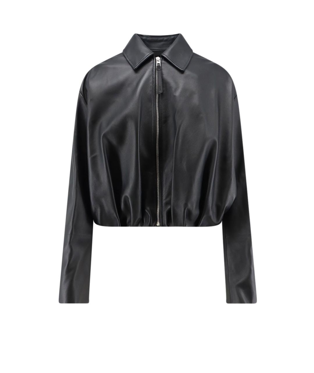 LOEWE Черная кожаная куртка, фото 1