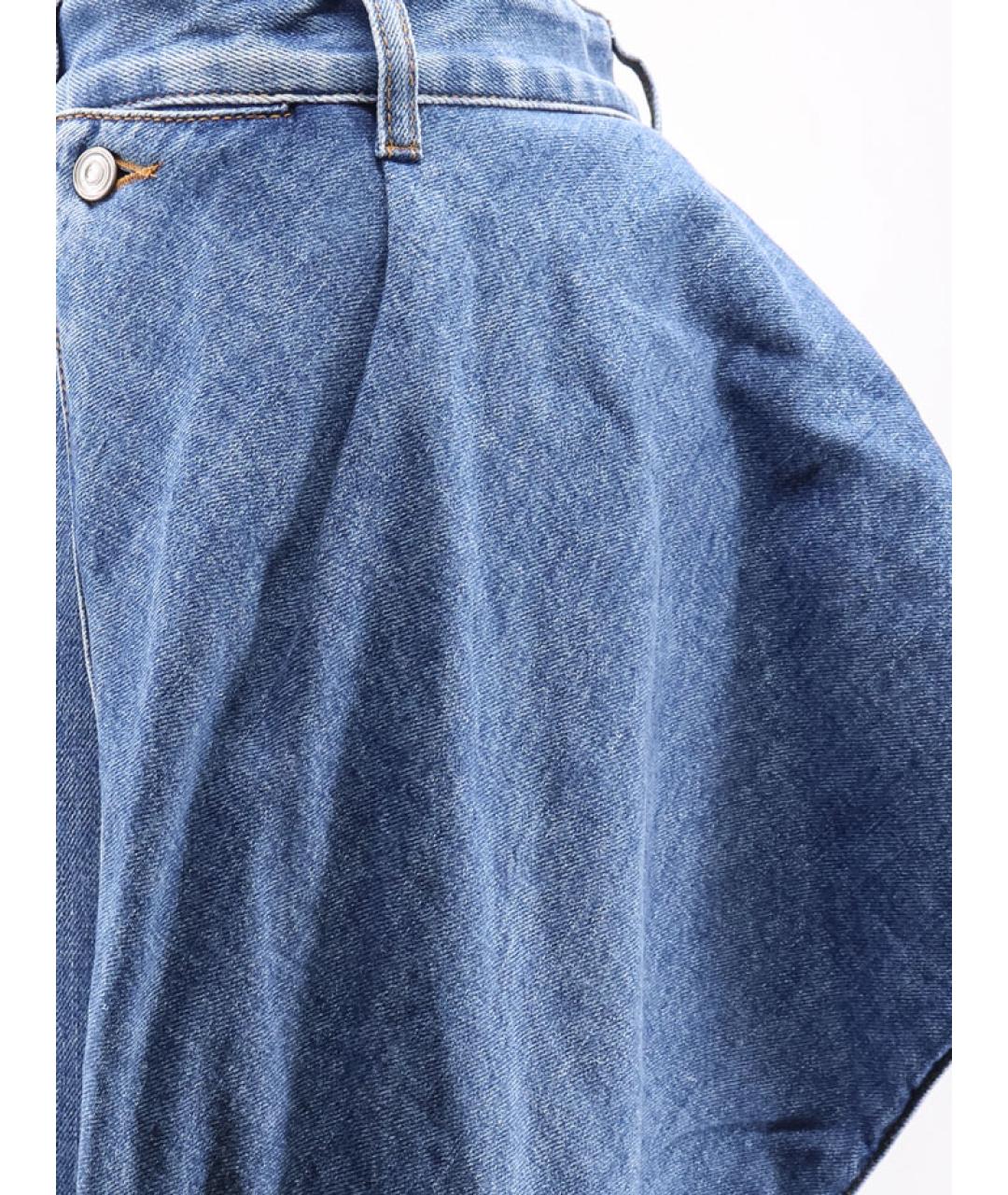 LOEWE Голубые хлопковые прямые джинсы, фото 3
