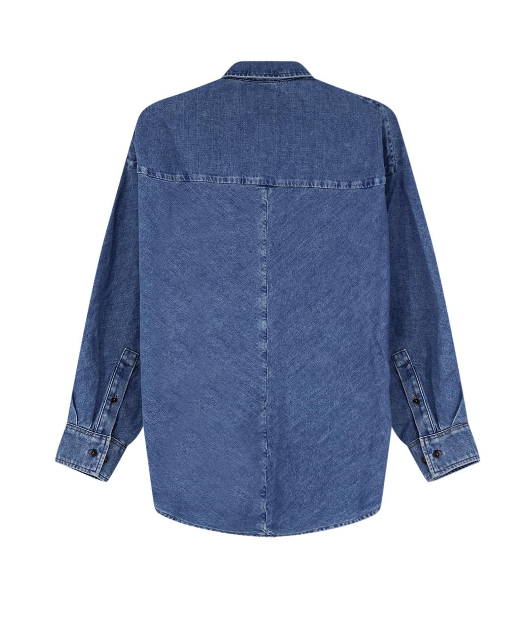 LOEWE Синяя хлопковая рубашка, фото 2