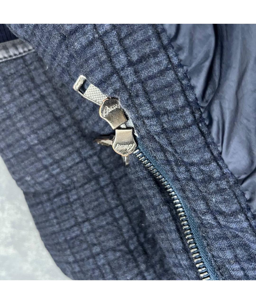 BRIONI Темно-синяя шерстяная куртка, фото 3