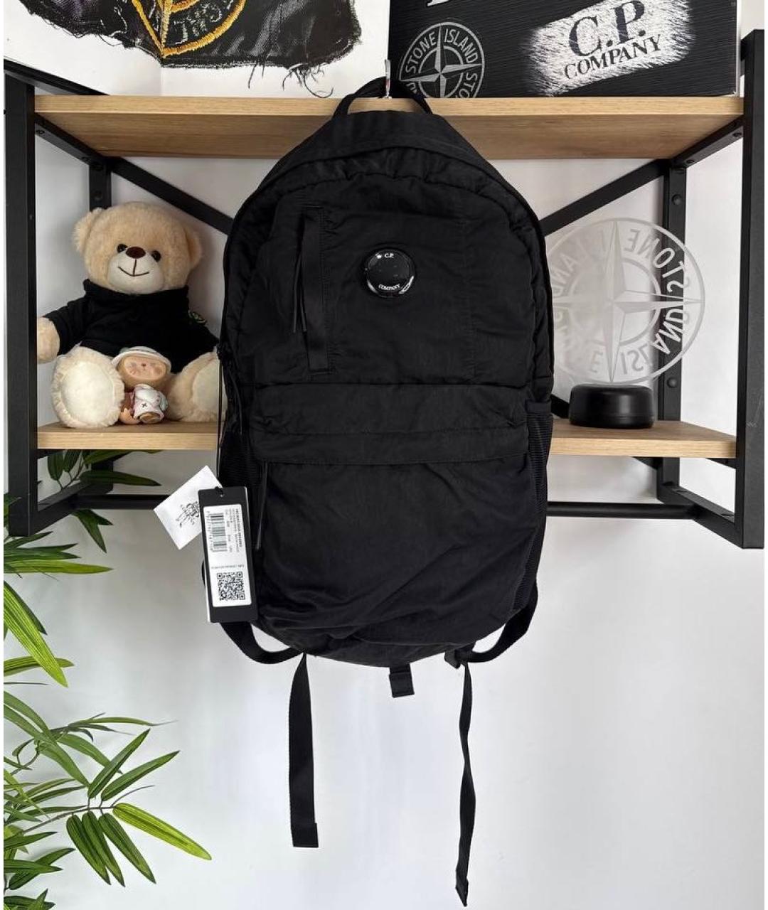 CP COMPANY Черный нейлоновый рюкзак, фото 2