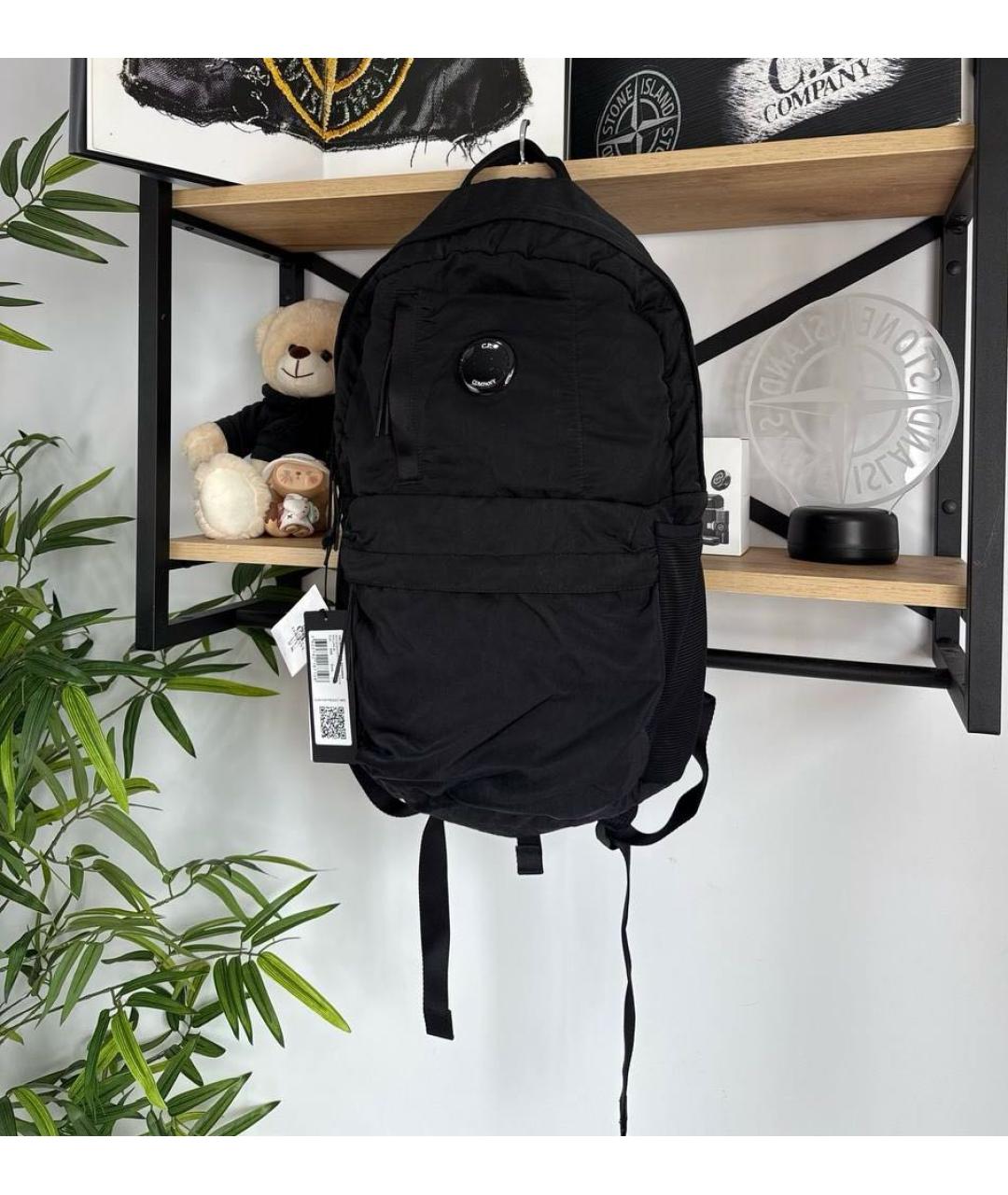 CP COMPANY Черный нейлоновый рюкзак, фото 5