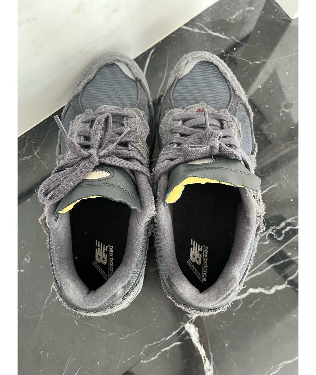 NEW BALANCE Серые замшевые кроссовки, фото 3