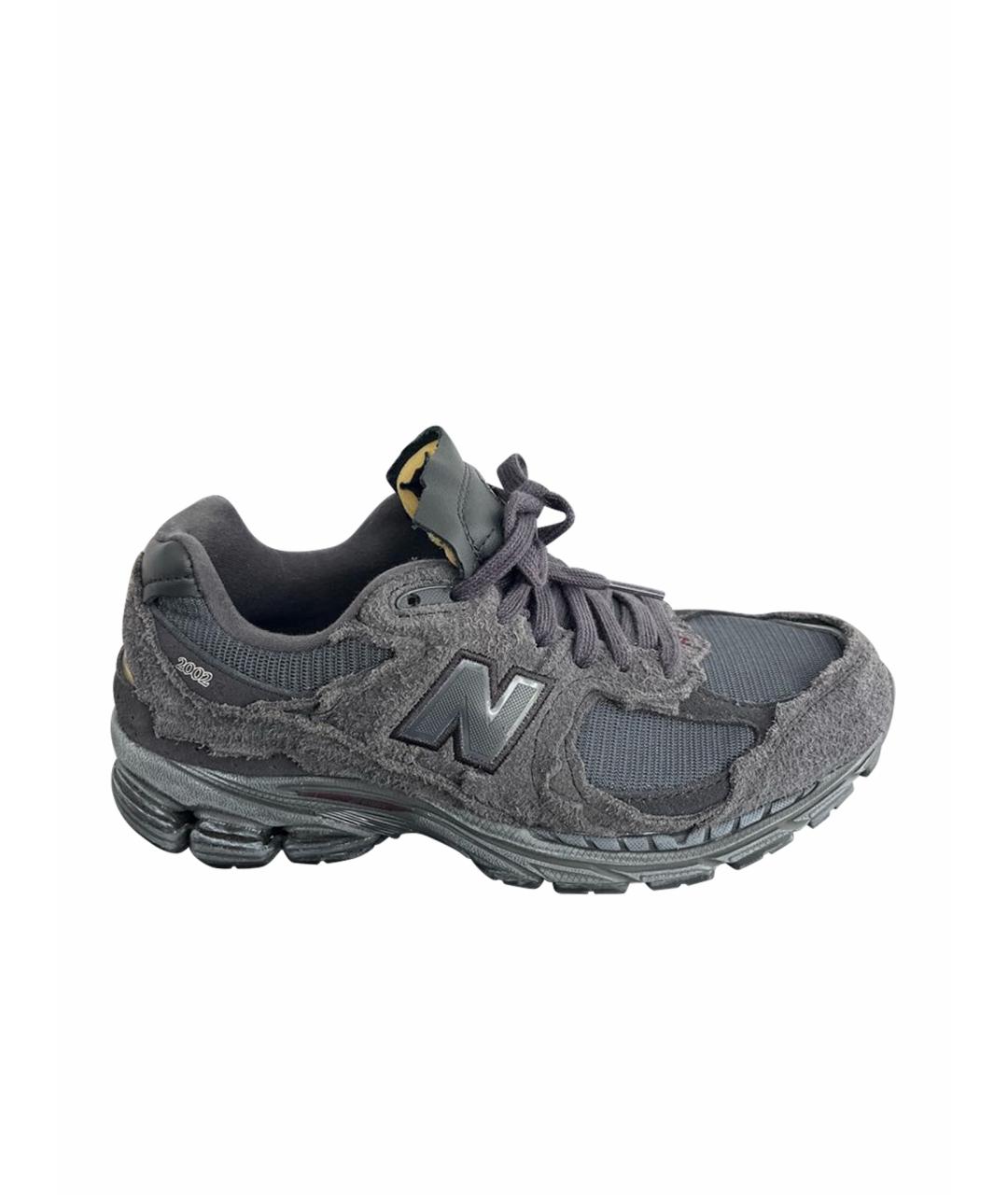 NEW BALANCE Серые замшевые кроссовки, фото 1