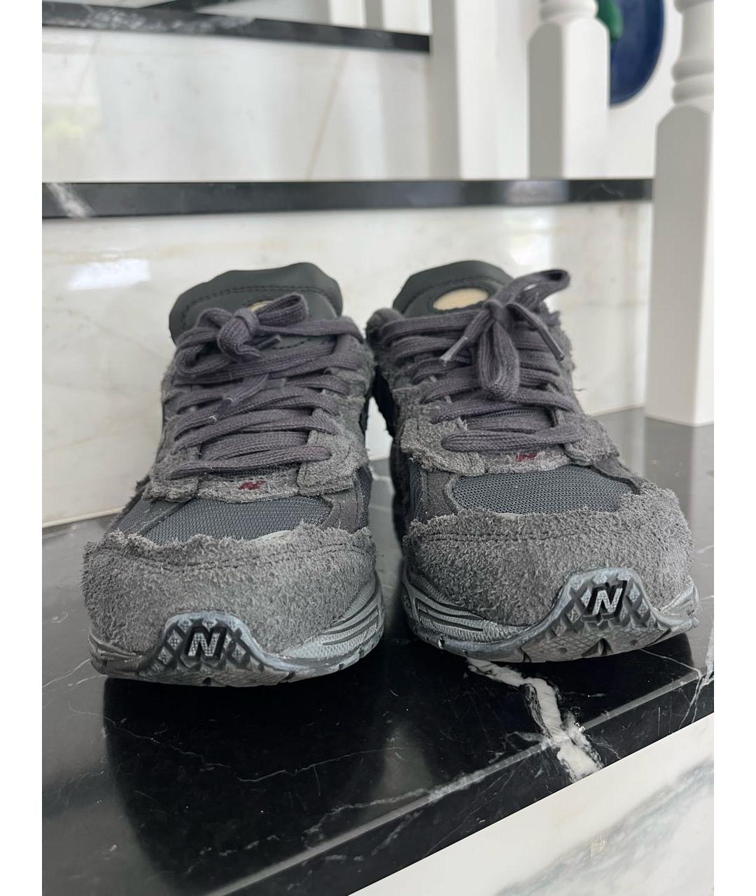 NEW BALANCE Серые замшевые кроссовки, фото 6