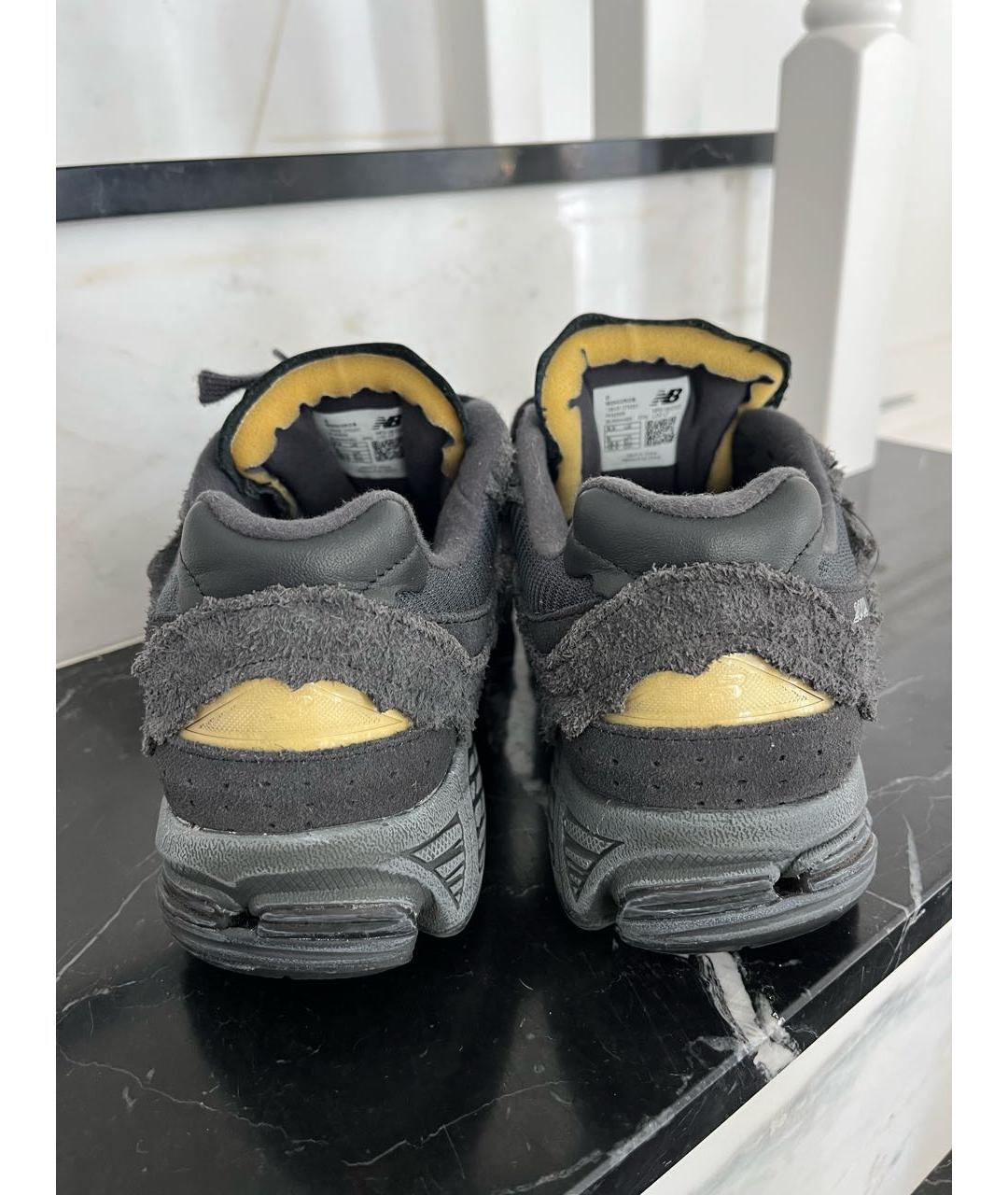 NEW BALANCE Серые замшевые кроссовки, фото 4