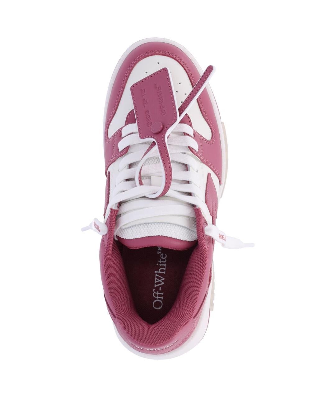 OFF-WHITE Белые кожаные кеды, фото 5