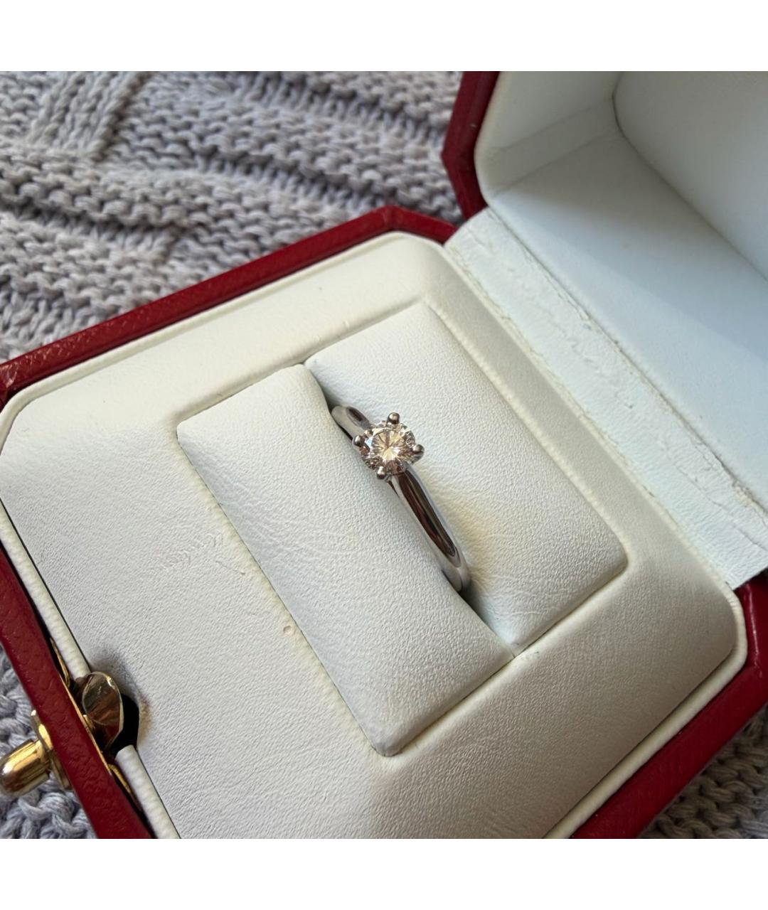CARTIER Серебряное платиновое кольцо, фото 3