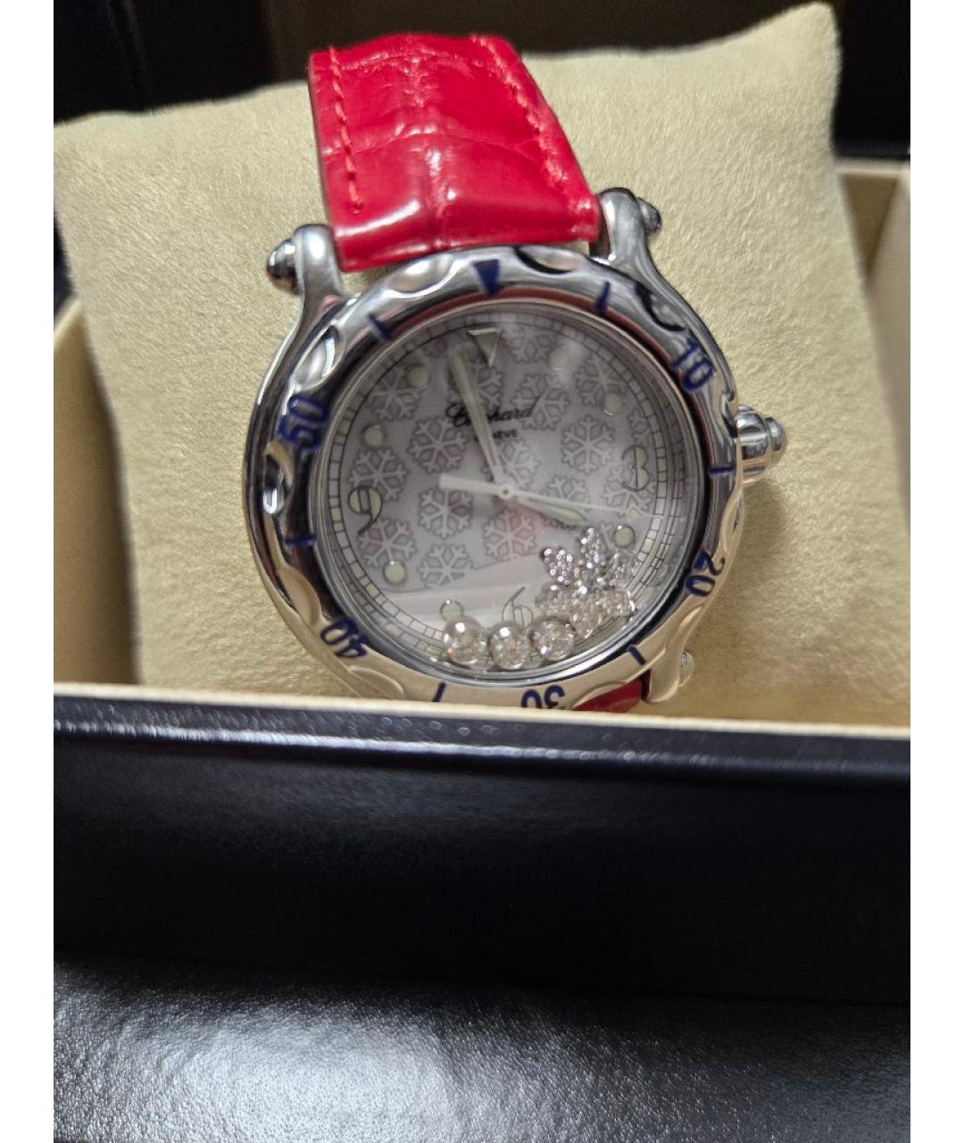 CHOPARD Серебряные часы из экзотической кожи, фото 8