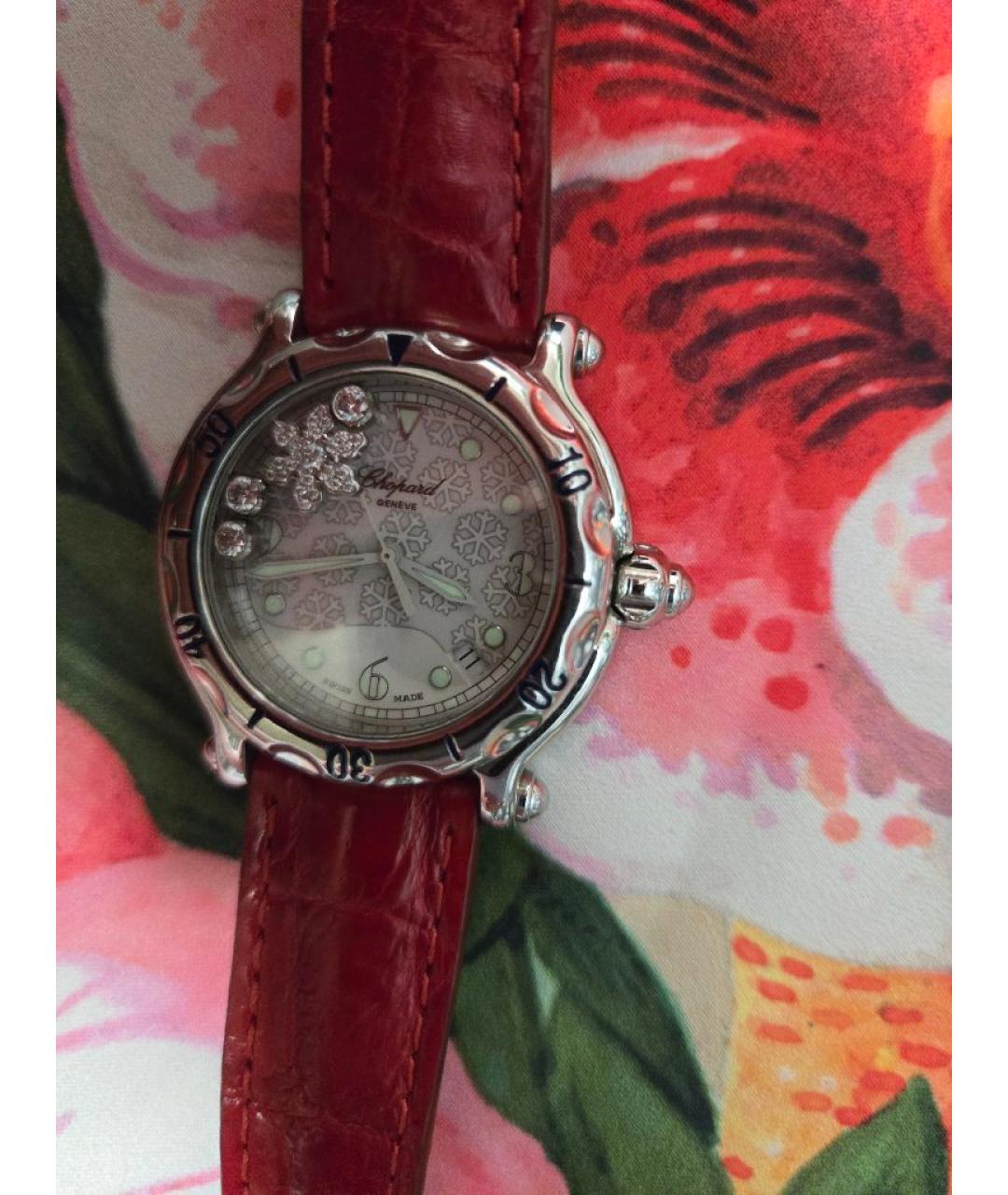 CHOPARD Серебряные часы из экзотической кожи, фото 3