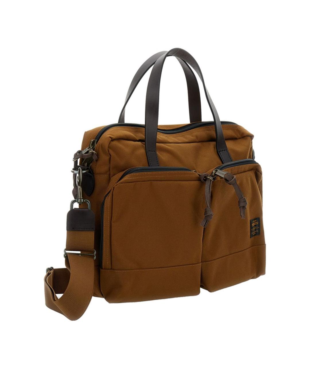 FILSON Коричневый нейлоновый портфель, фото 3