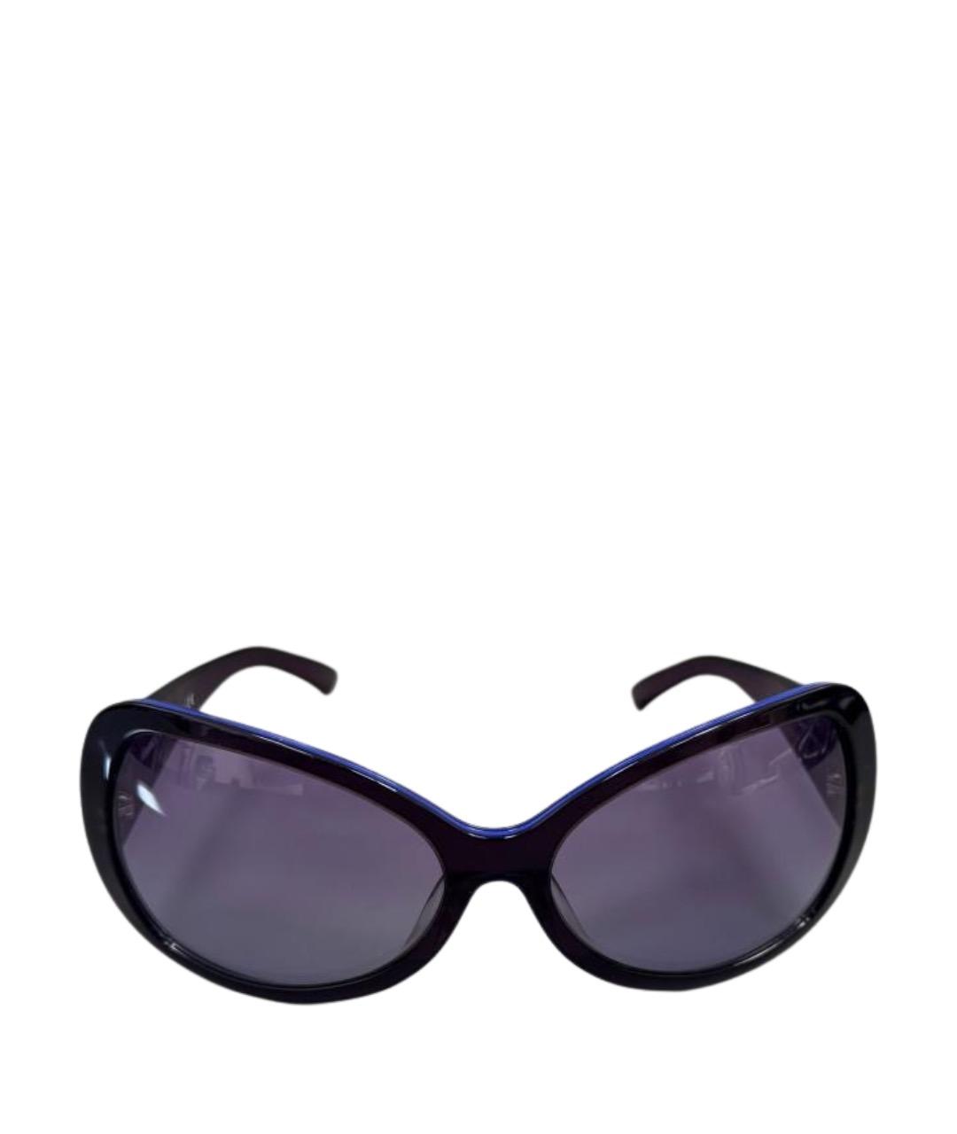 VERSACE Фиолетовые пластиковые солнцезащитные очки, фото 1