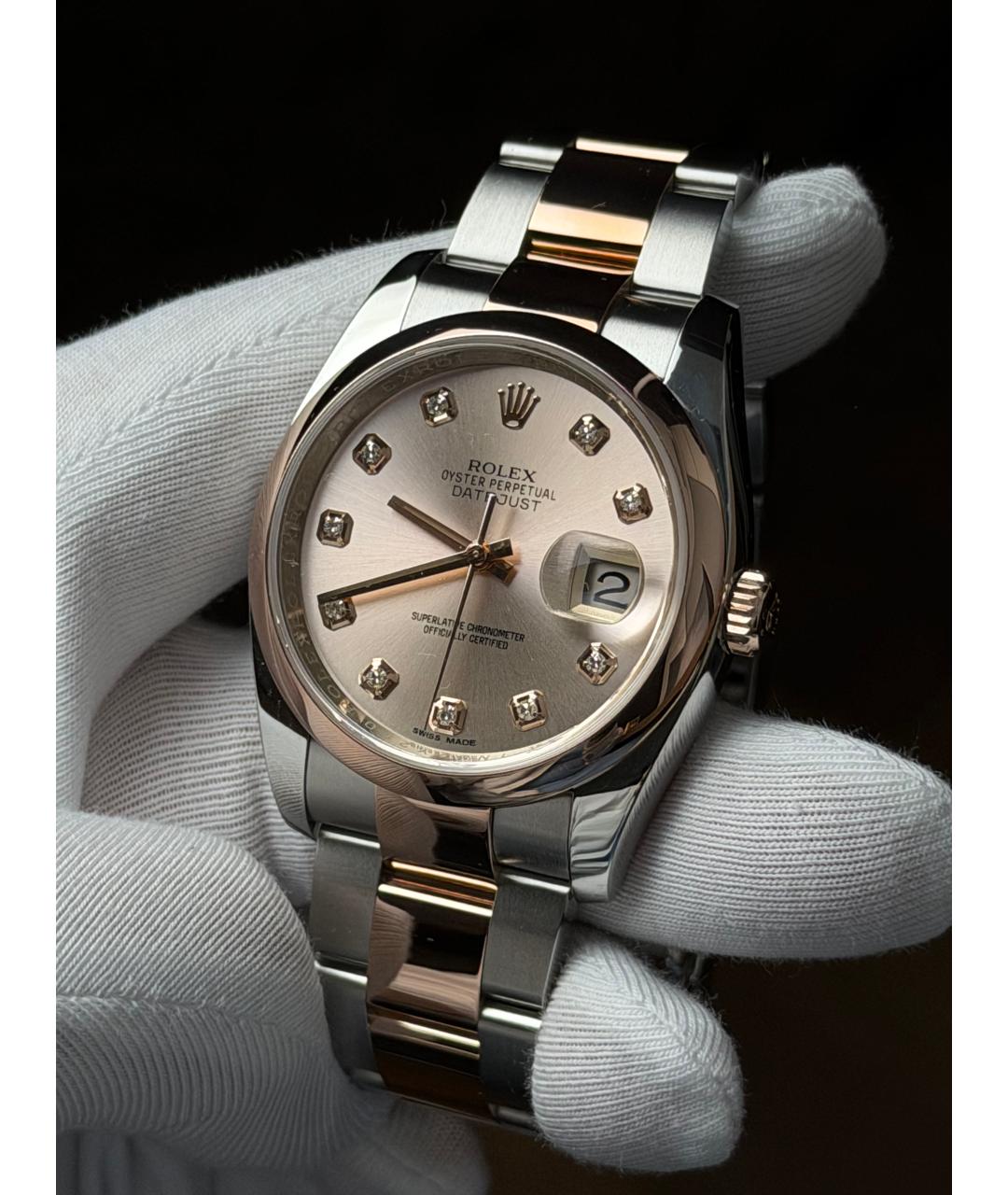 ROLEX Мульти часы из розового золота, фото 3