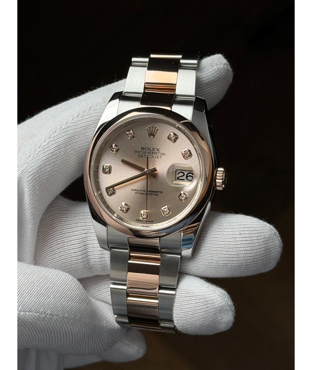 ROLEX Мульти часы из розового золота, фото 2