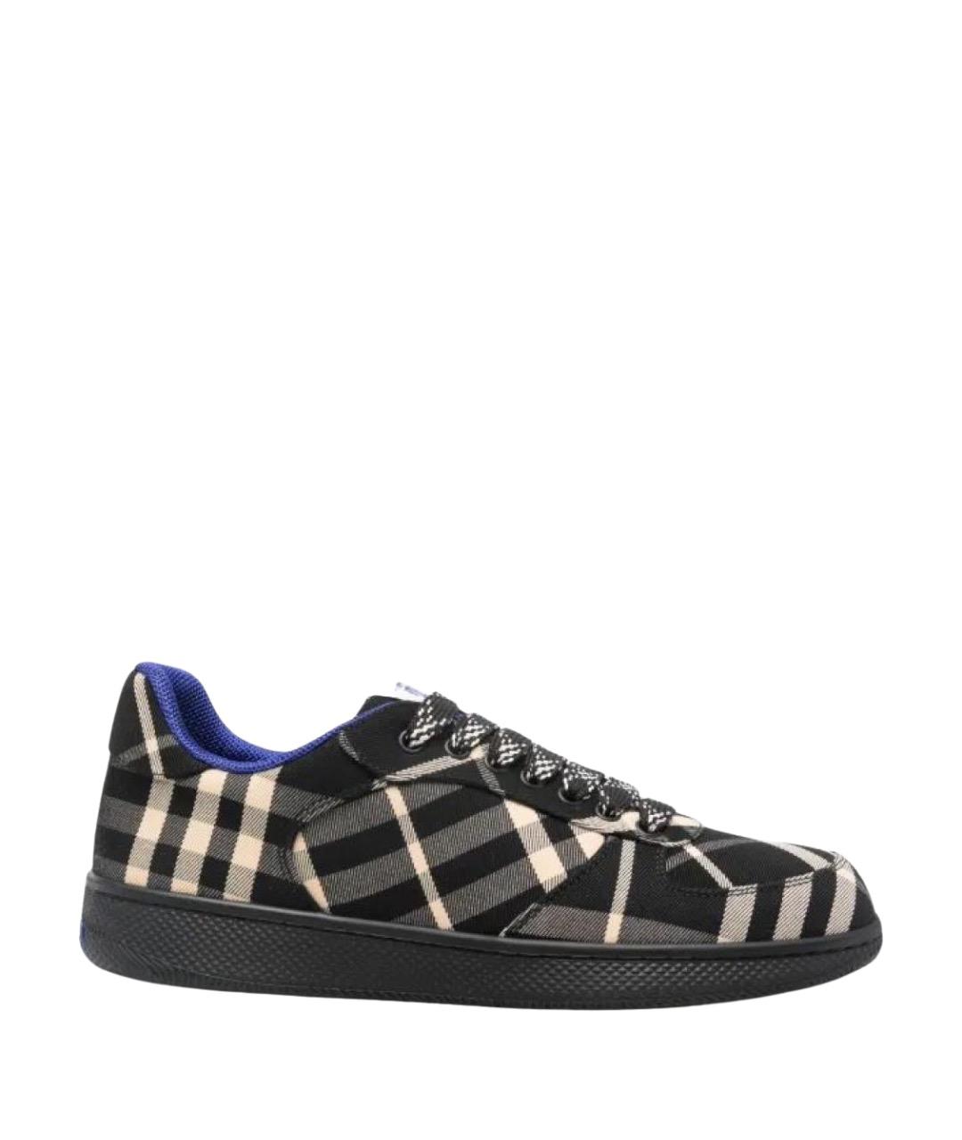 BURBERRY Текстильные низкие кроссовки / кеды, фото 1