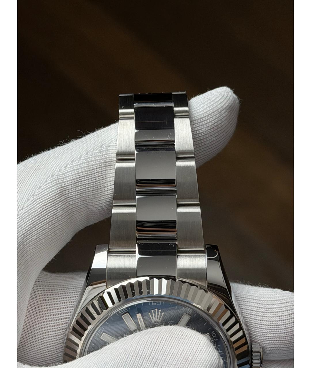 ROLEX Темно-синие часы, фото 8