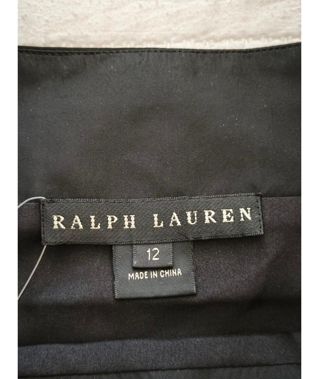 RALPH LAUREN Черная полиэстеровая блузы, фото 3