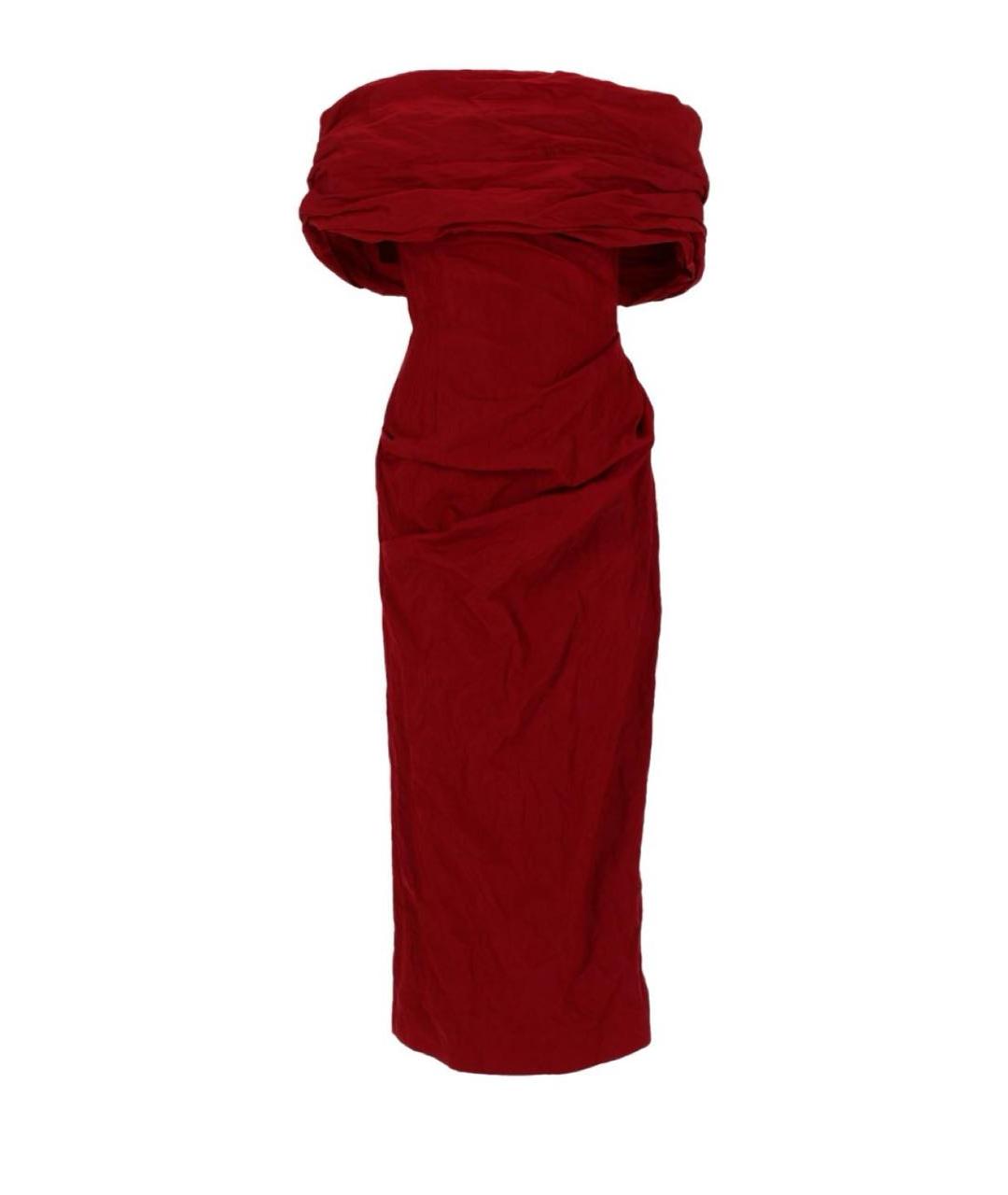 MAGDA BUTRYM Бордовое вечернее платье, фото 1