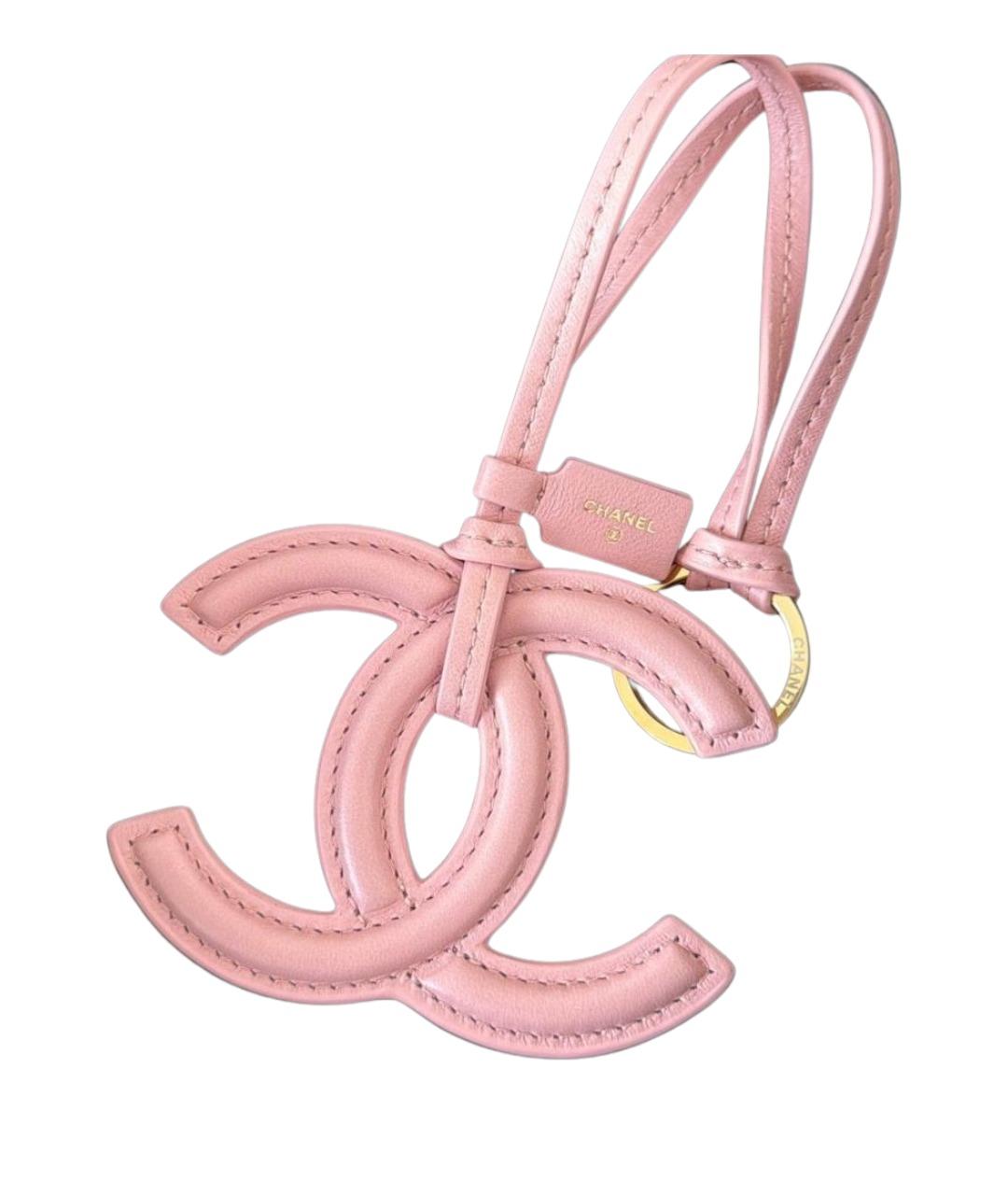 CHANEL Розовый брелок, фото 1
