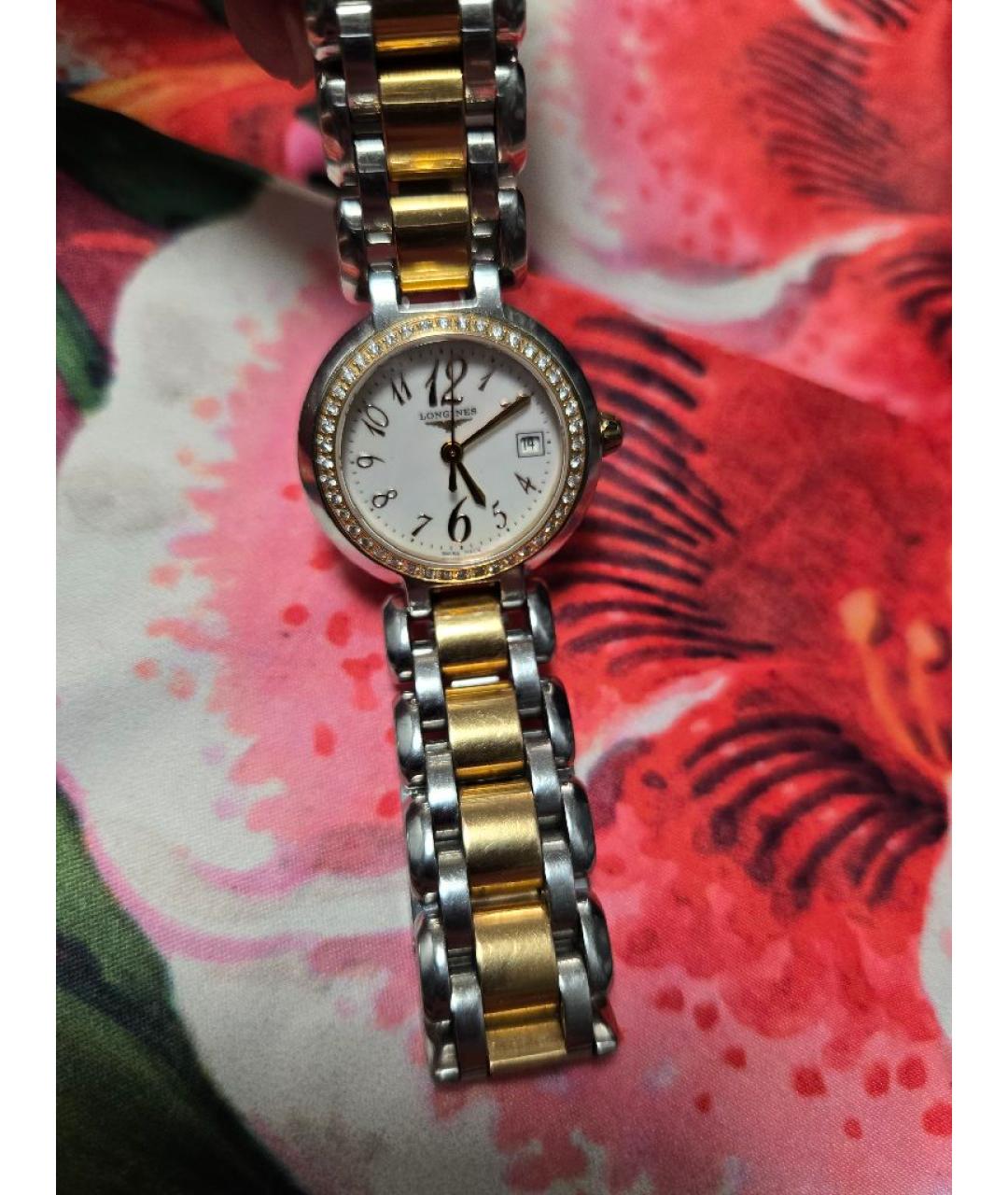LONGINES Золотые часы из золота и стали, фото 9