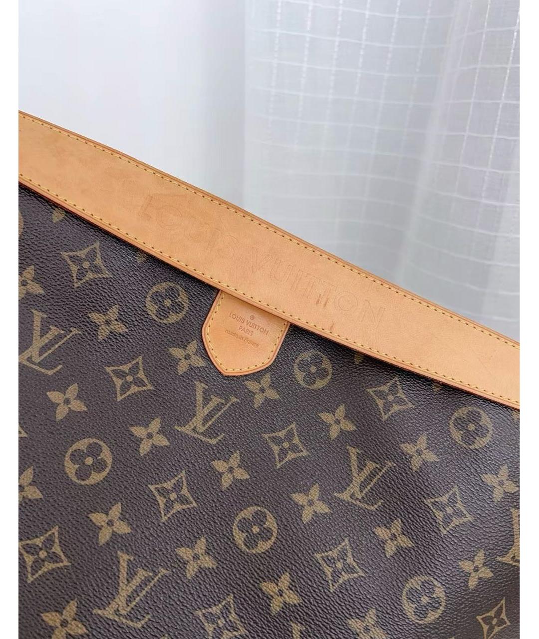 LOUIS VUITTON Коричневая канва сумка тоут, фото 6