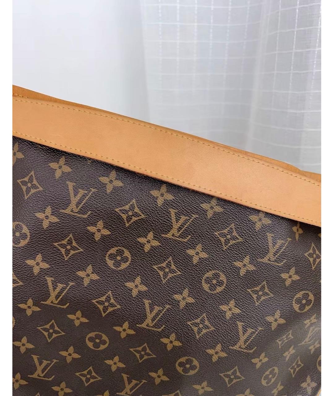 LOUIS VUITTON Коричневая канва сумка тоут, фото 7