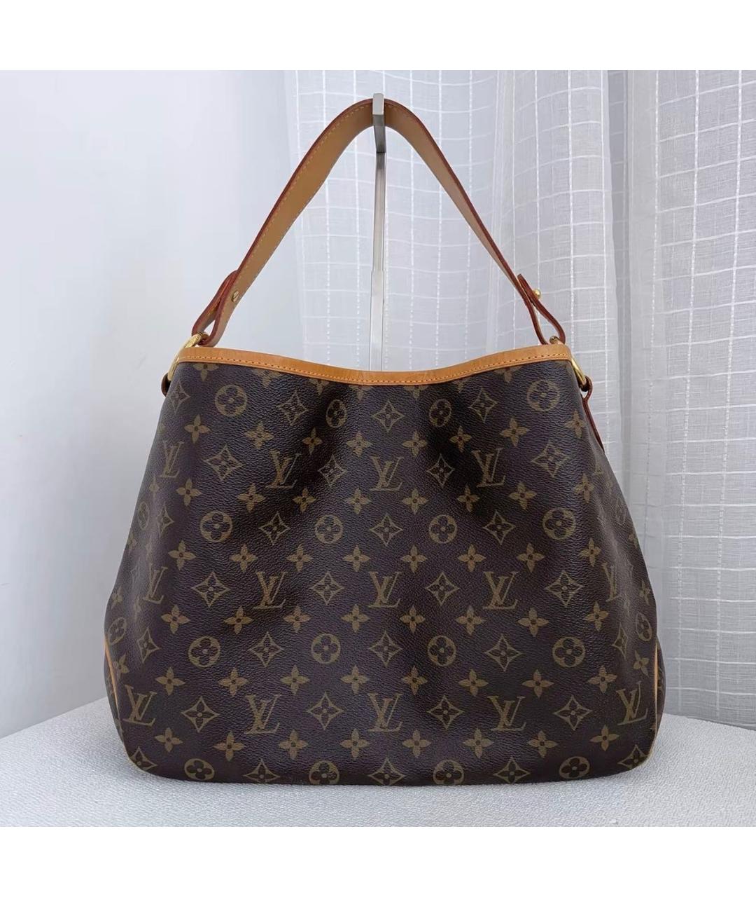 LOUIS VUITTON Коричневая канва сумка тоут, фото 2