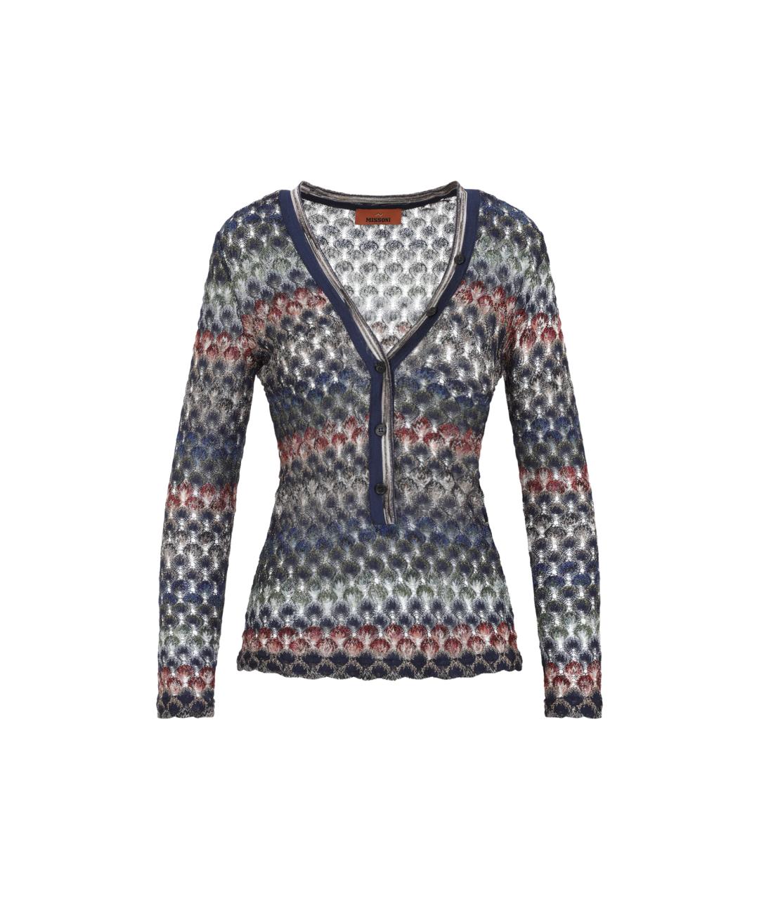 MISSONI Мульти вискозный джемпер / свитер, фото 1
