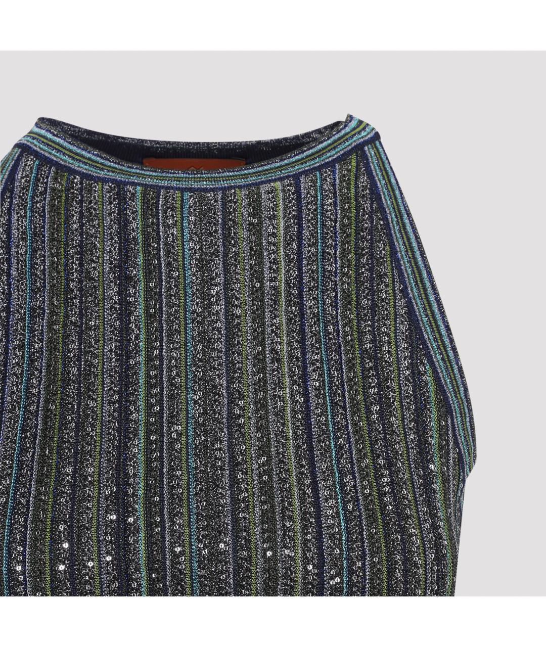 MISSONI Зеленое полиамидовое платье, фото 5