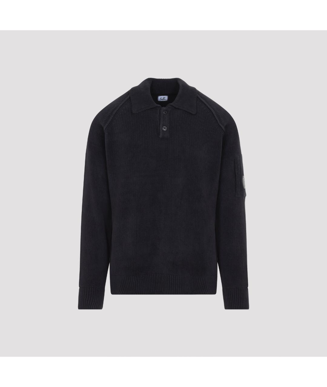 CP COMPANY Темно-синий хлопковый джемпер / свитер, фото 2