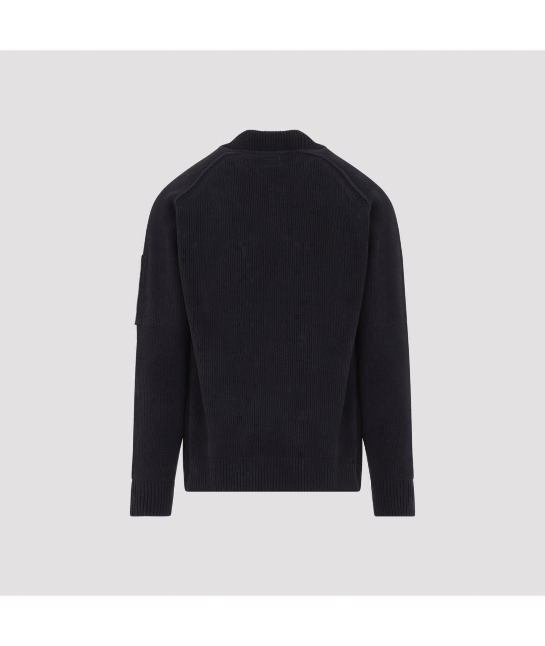 CP COMPANY Темно-синий хлопковый джемпер / свитер, фото 3