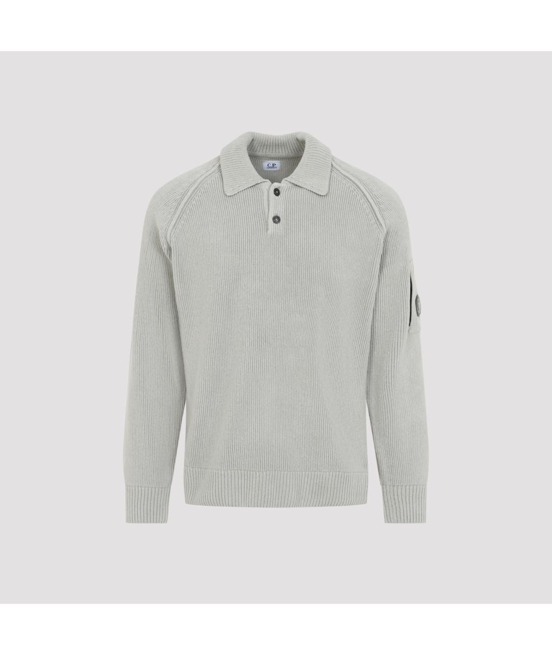 CP COMPANY Серый хлопковый джемпер / свитер, фото 2