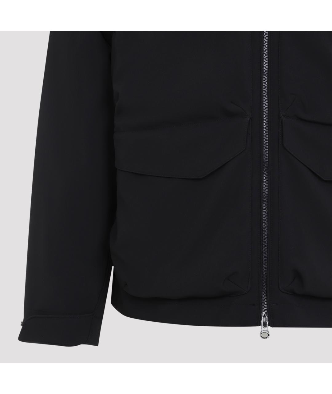 CP COMPANY Черный полиэстеровый пуховик, фото 4