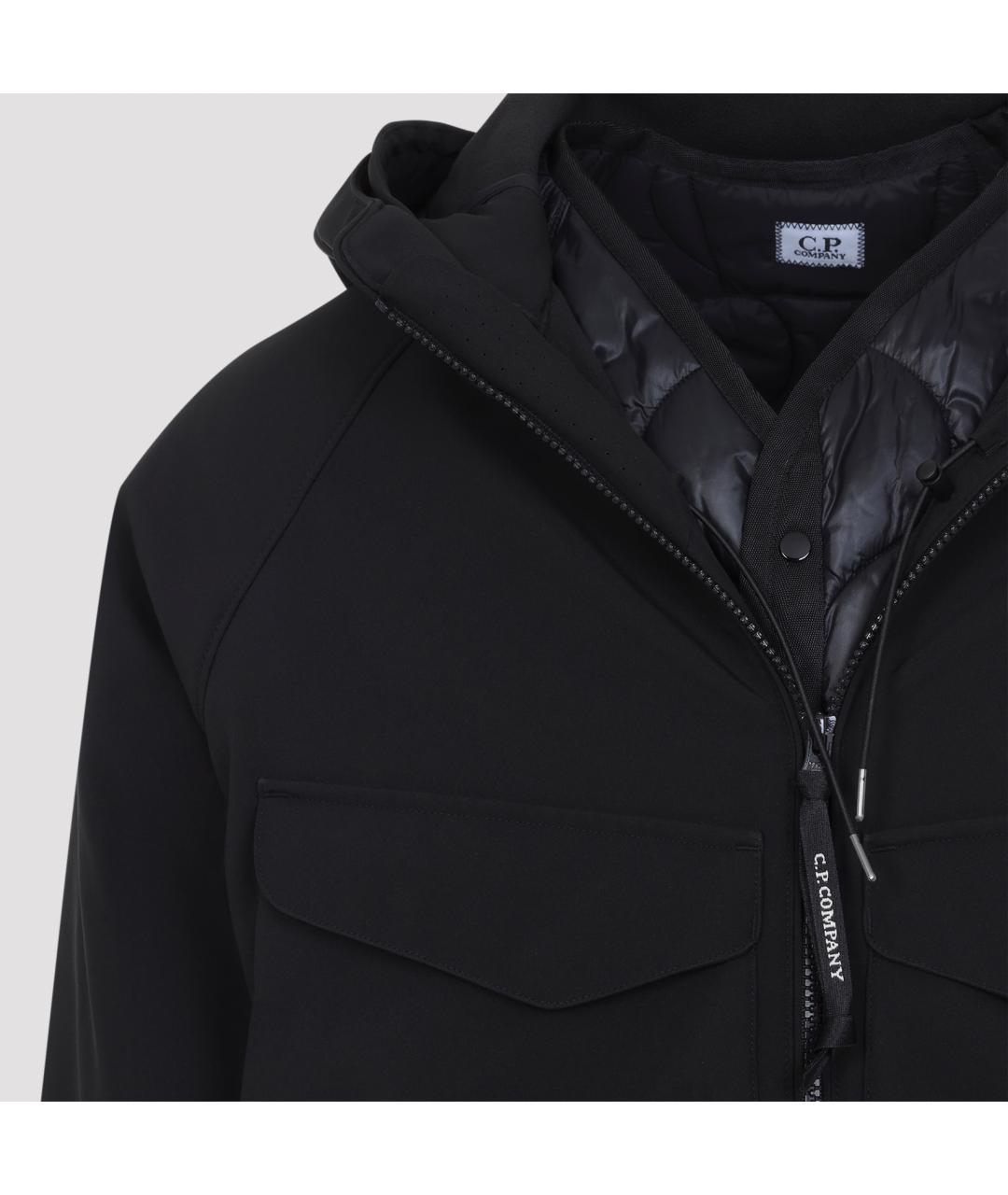 CP COMPANY Черный полиэстеровый пуховик, фото 6