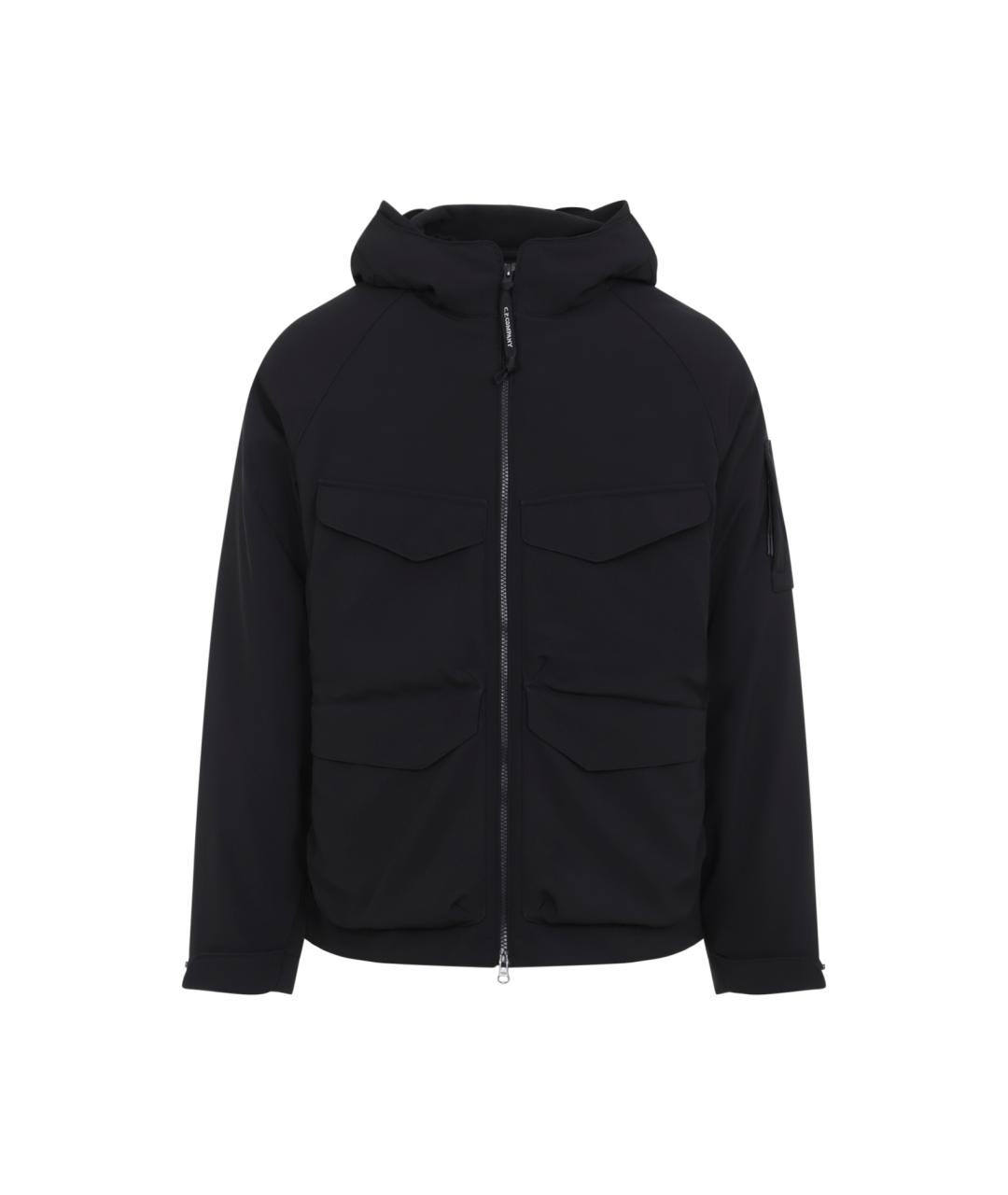 CP COMPANY Черный полиэстеровый пуховик, фото 1