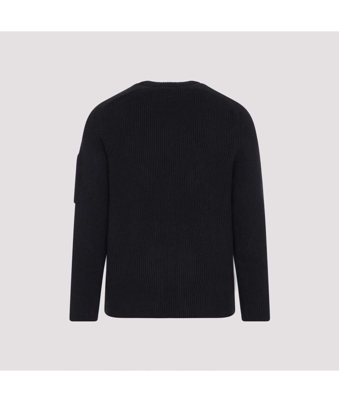 CP COMPANY Черный хлопковый джемпер / свитер, фото 3