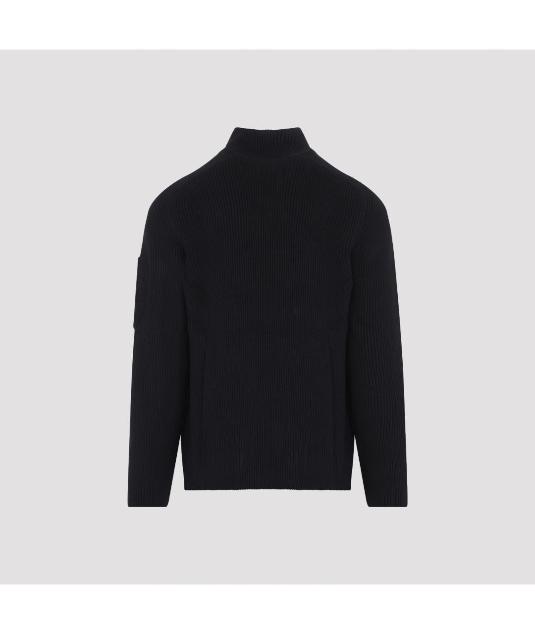 CP COMPANY Черный хлопковый джемпер / свитер, фото 3