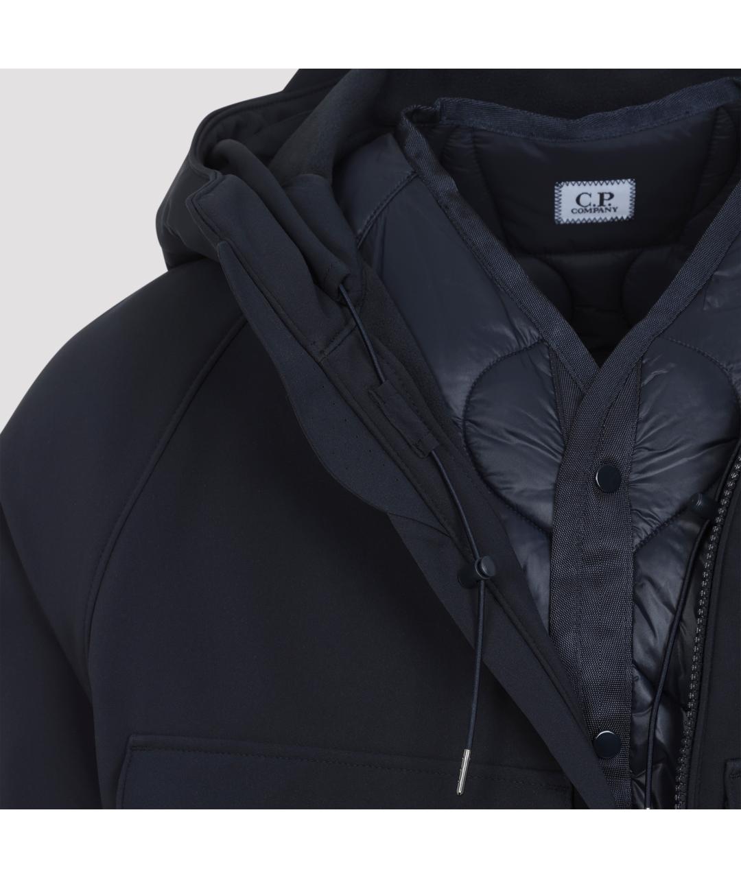 CP COMPANY Темно-синий полиэстеровый пуховик, фото 6