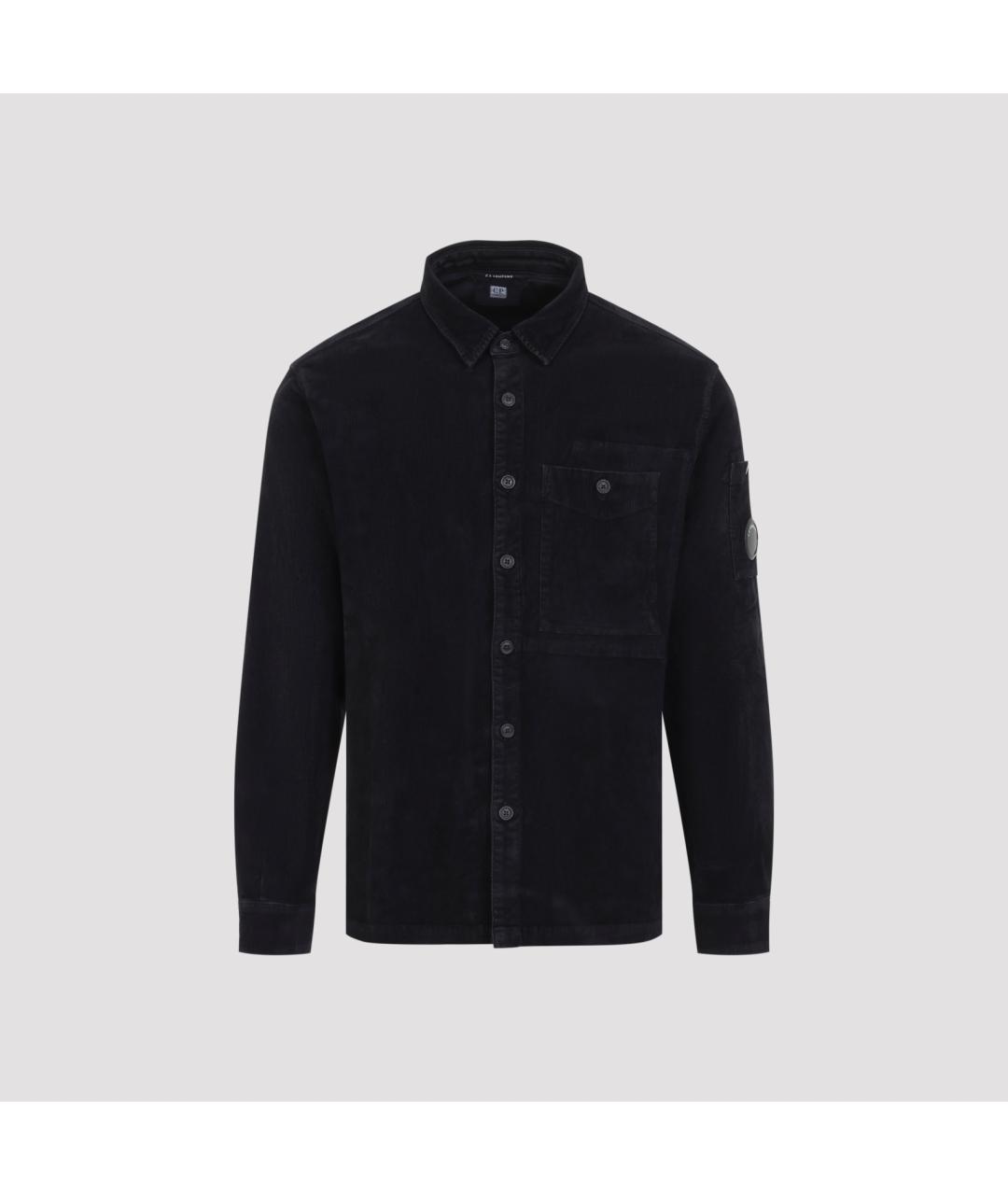 CP COMPANY Черная хлопковая кэжуал рубашка, фото 2