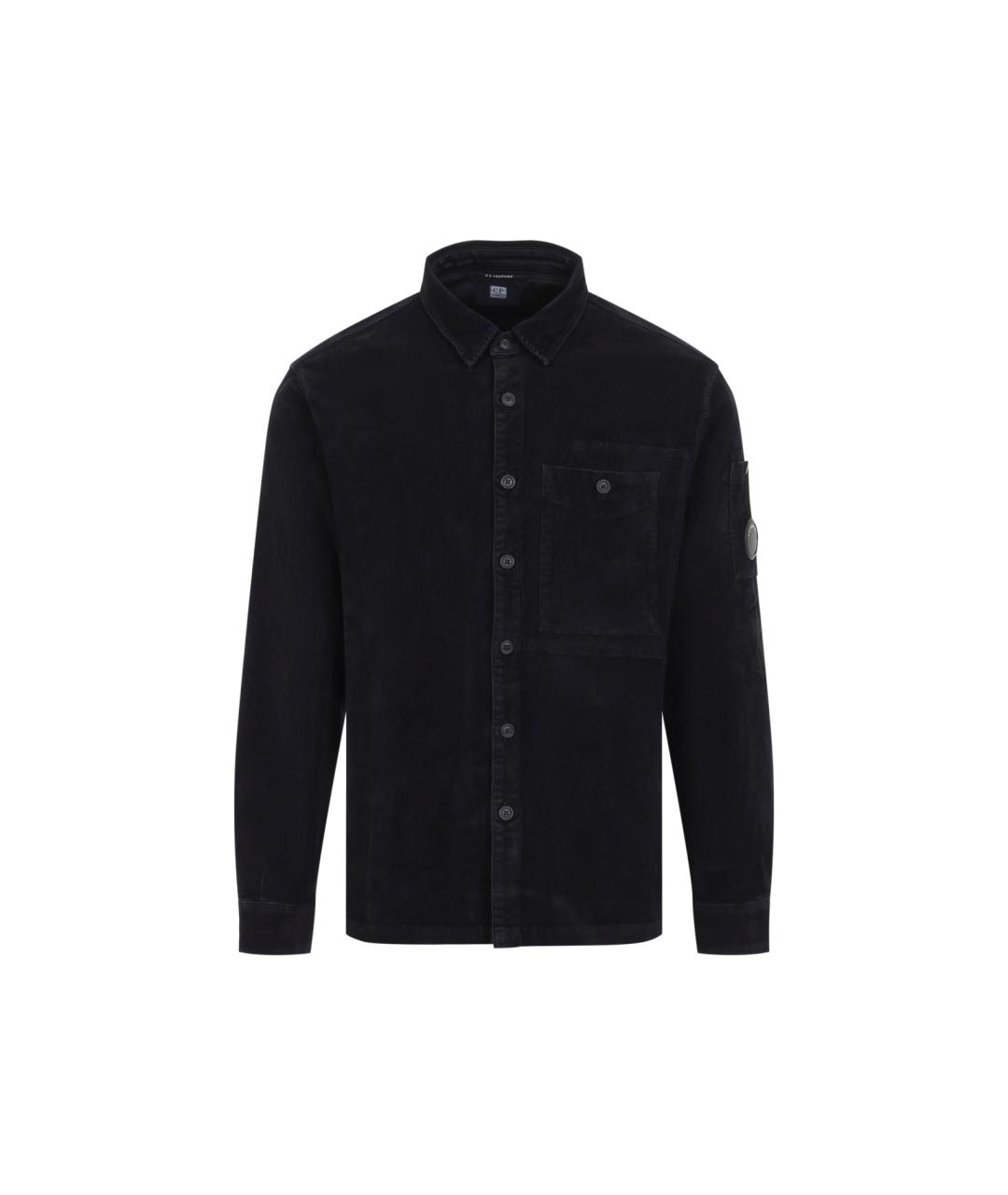 CP COMPANY Черная хлопковая кэжуал рубашка, фото 1