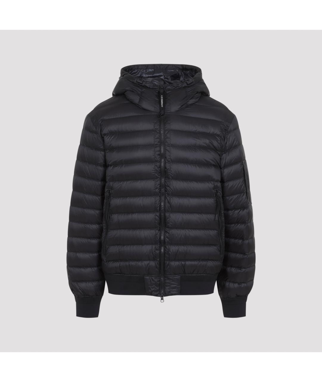 CP COMPANY Черный полиамидовый пуховик, фото 2