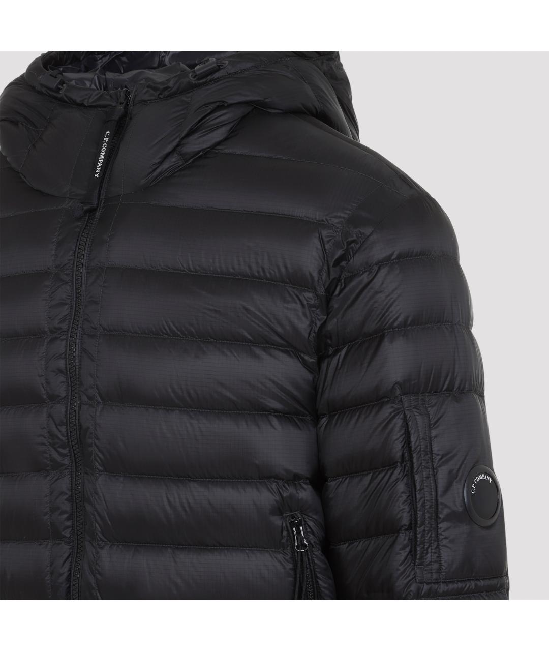 CP COMPANY Черный полиамидовый пуховик, фото 5