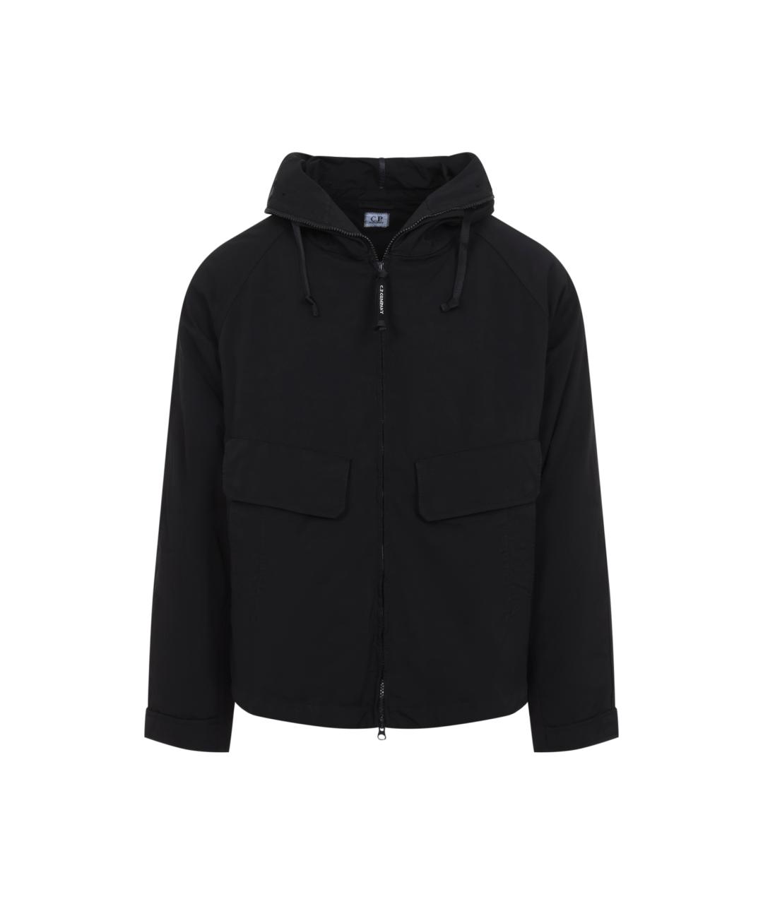 CP COMPANY Черная полиамидовая куртка, фото 1