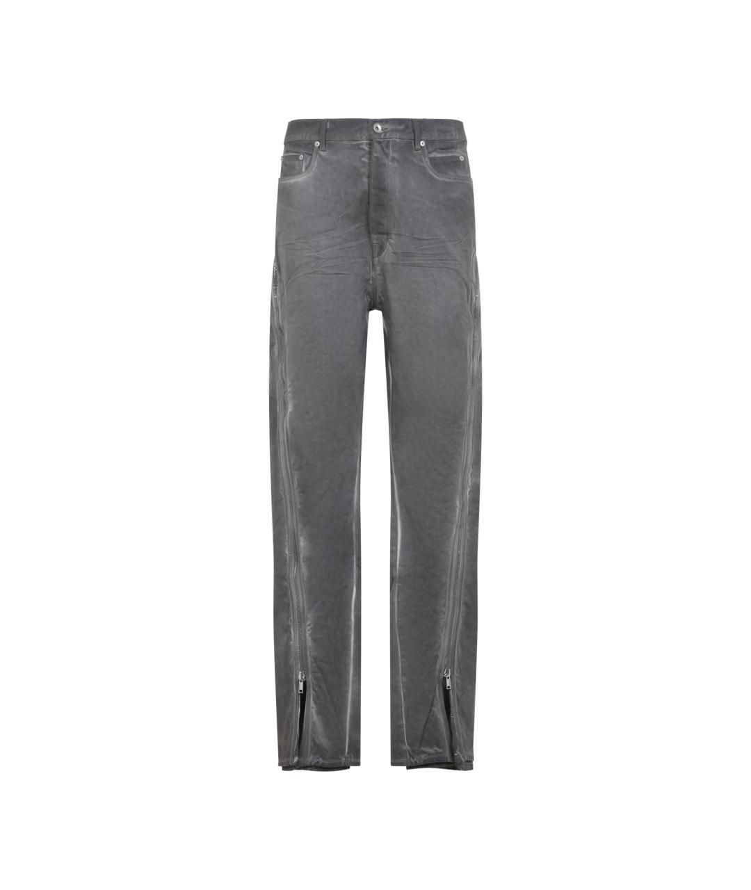 RICK OWENS DRKSHDW Мульти хлопковые прямые джинсы, фото 1