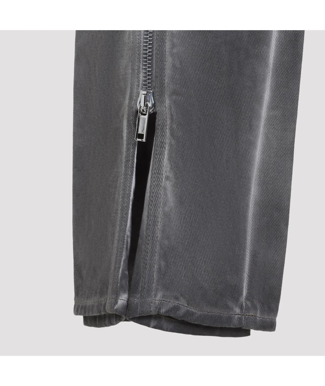 RICK OWENS DRKSHDW Мульти хлопковые прямые джинсы, фото 4