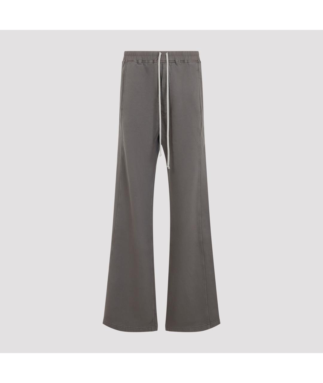 RICK OWENS DRKSHDW Мульти хлопковые повседневные брюки, фото 2