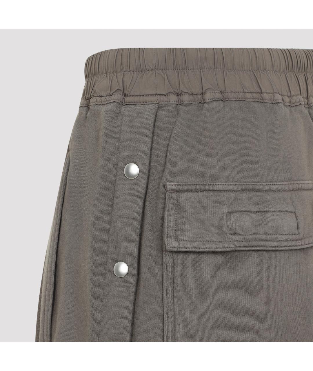 RICK OWENS DRKSHDW Мульти хлопковые повседневные брюки, фото 4