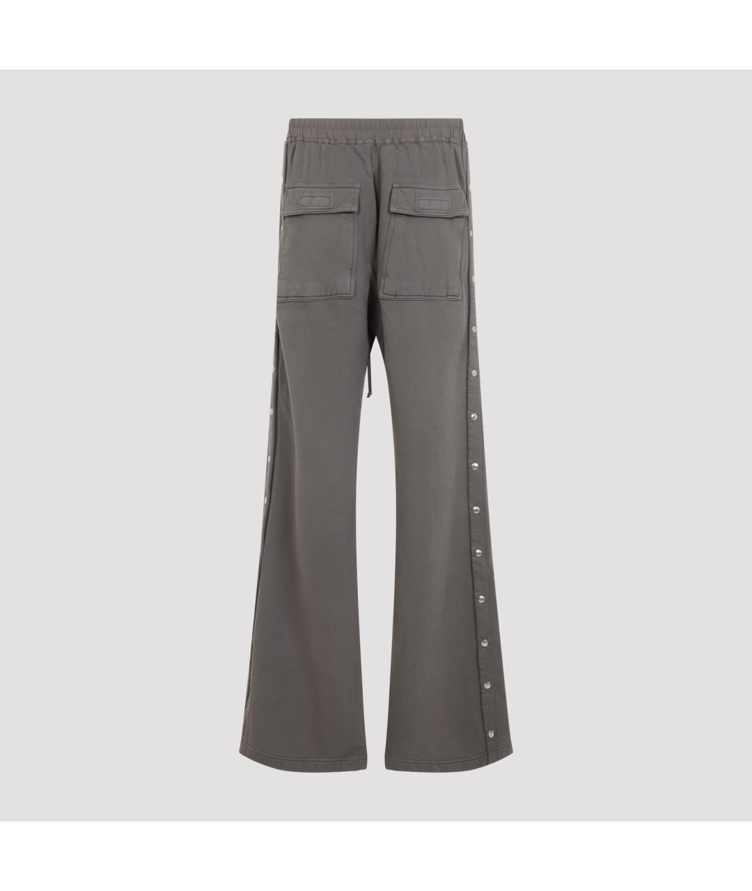 RICK OWENS DRKSHDW Мульти хлопковые повседневные брюки, фото 3
